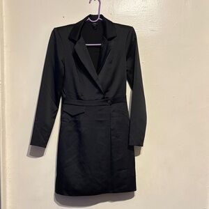 Elegant Black Blazer Dress Size 8